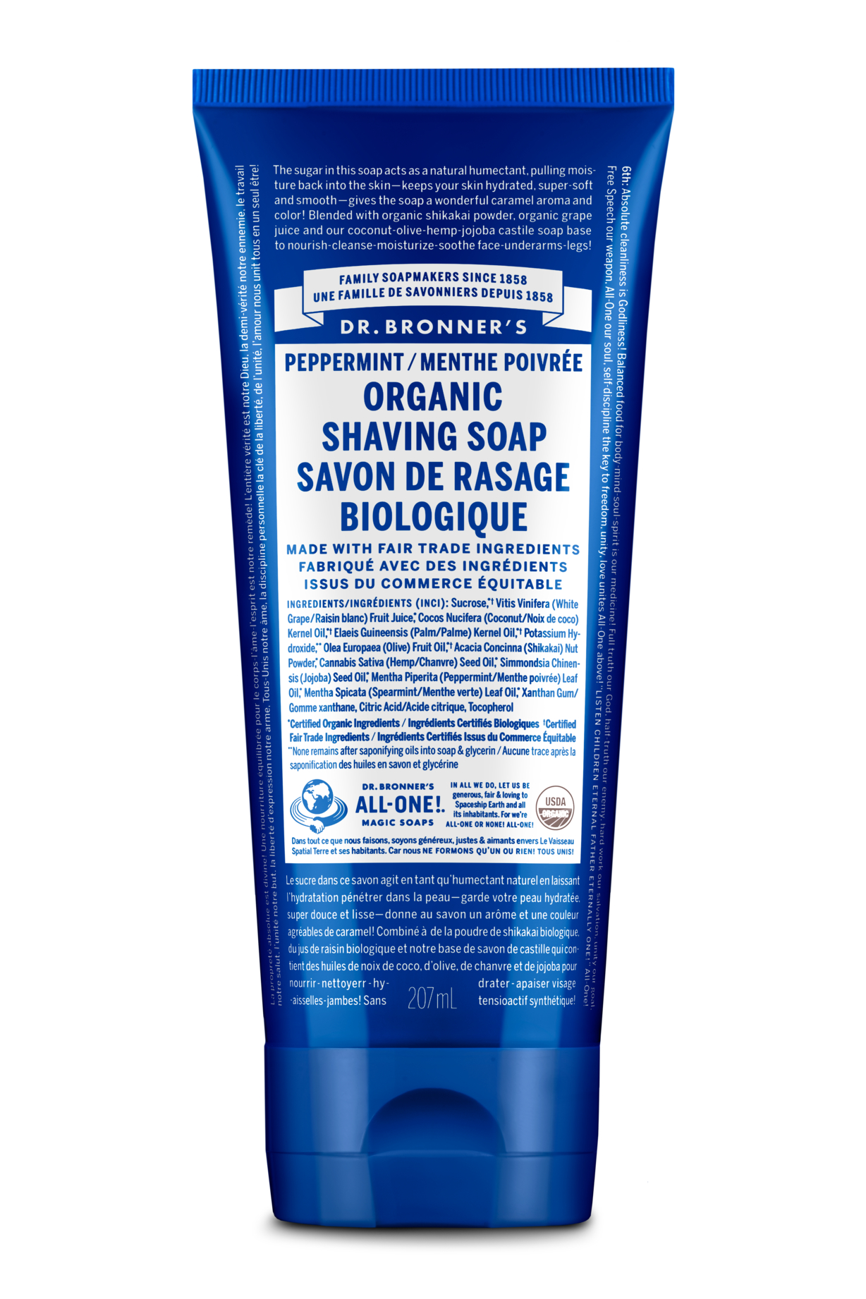DR. BRONNER'S ORGANIC SHAVING SOAP