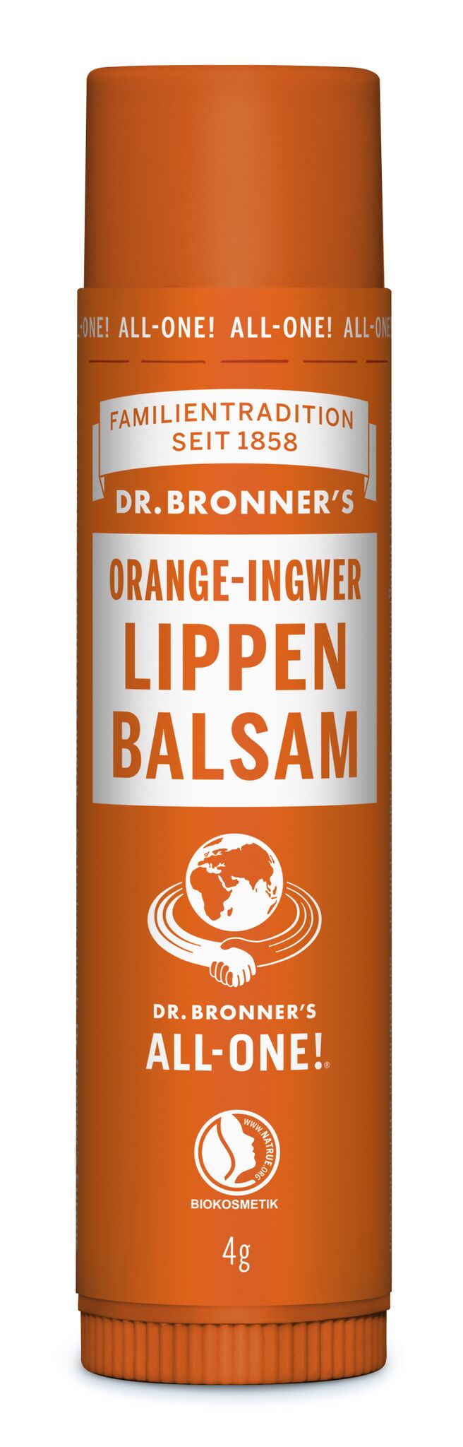 DR. BRONNER'S BIO LIPPENPFLEGE ORANGE GINGER