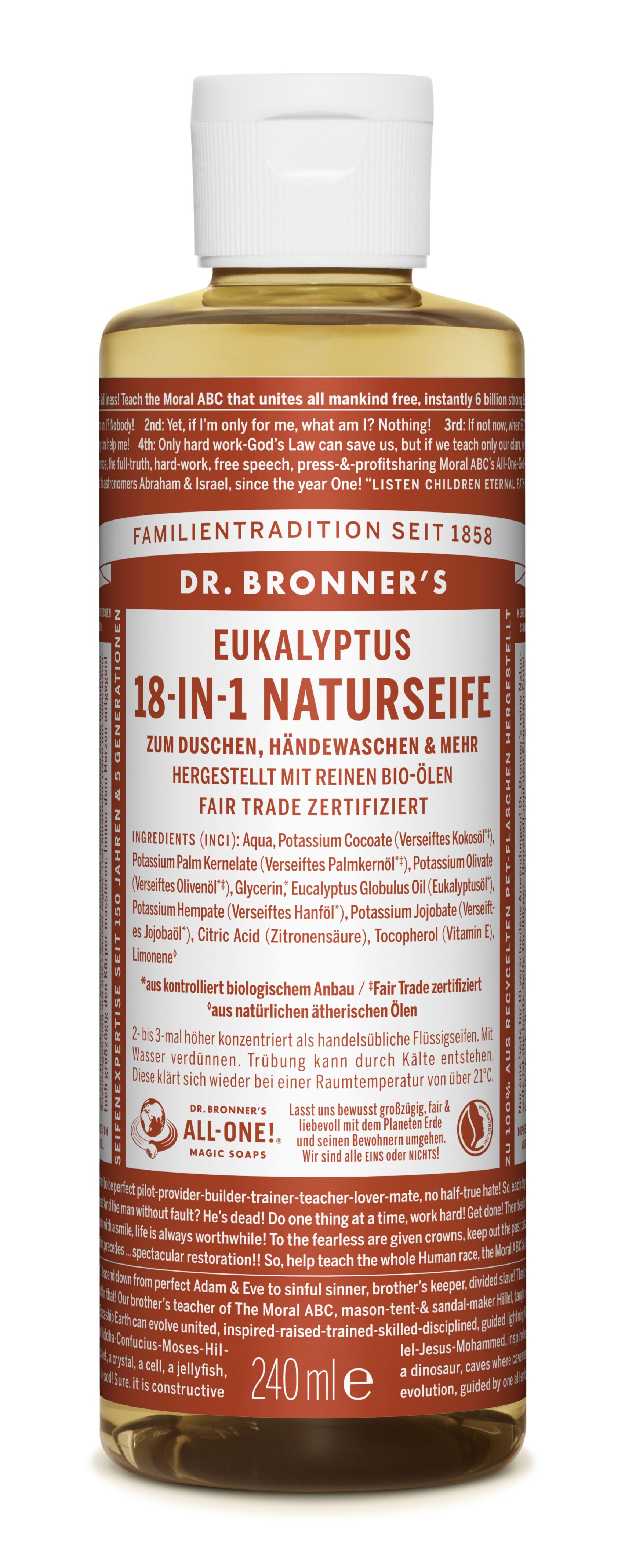 DR. BRONNER'S NATURSEIFE EUCALYPTUS - LIQUID SOAP
