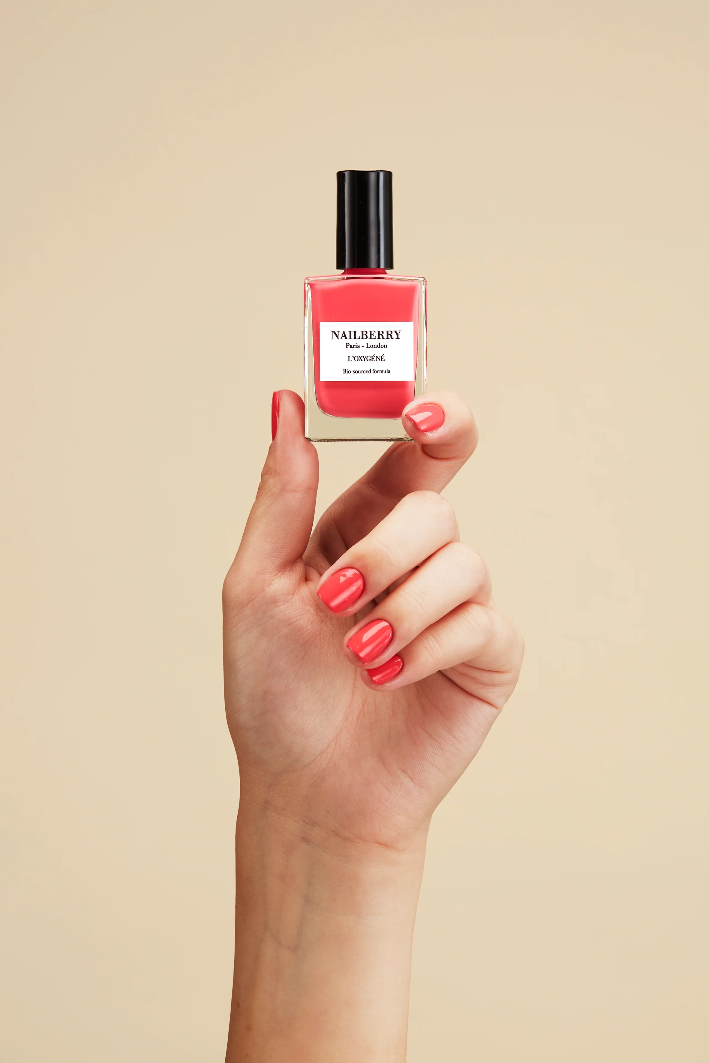 NAILBERRY NAIL LACQUER BUBBLEGUM - OXY PINK CORAL