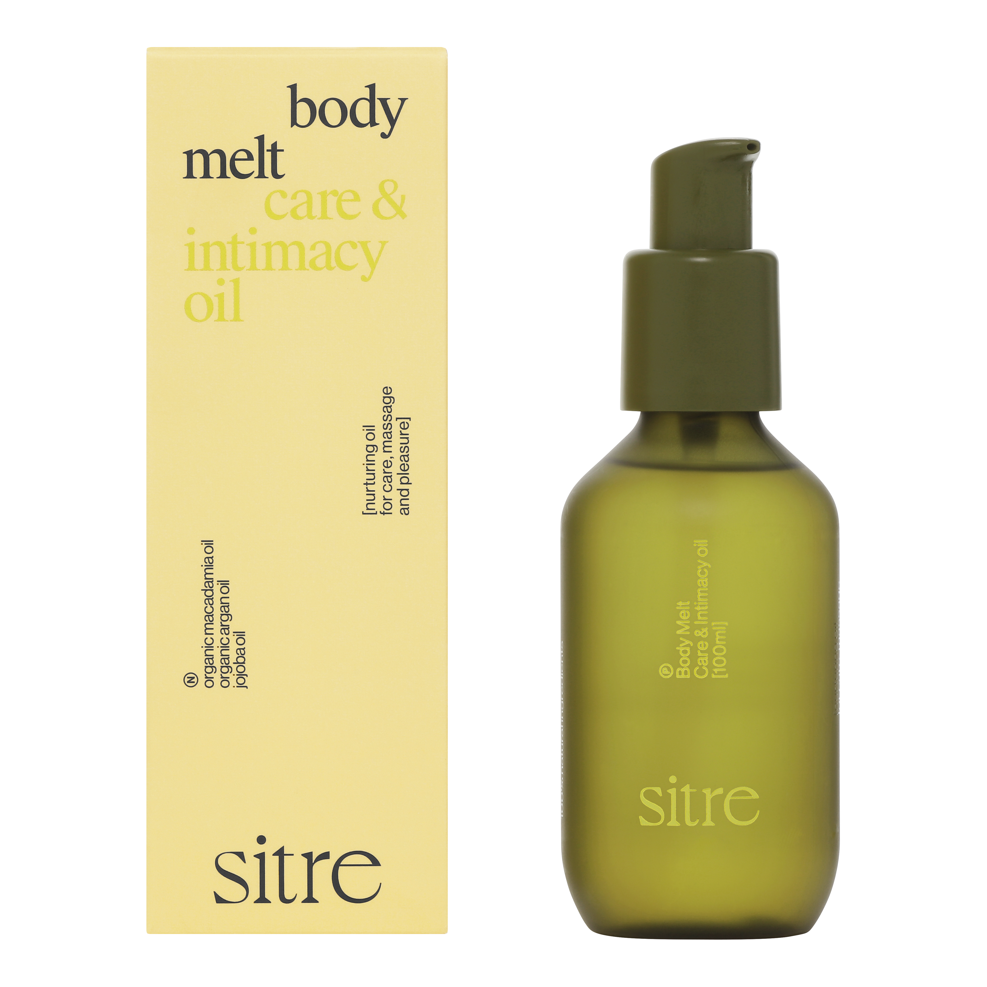 SITRE BODY MELT CARE & INTIMACY OIL