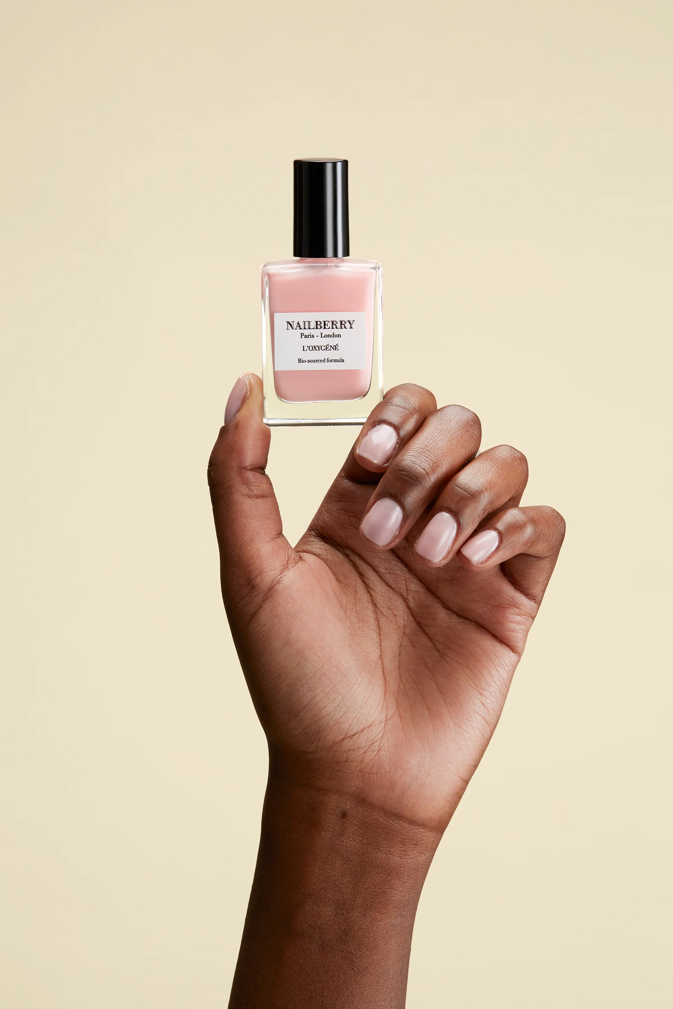 NAILBERRY NAIL LACQUER ELEGANCE -  OXY FRENCH MANI PINK TRANSPARENT