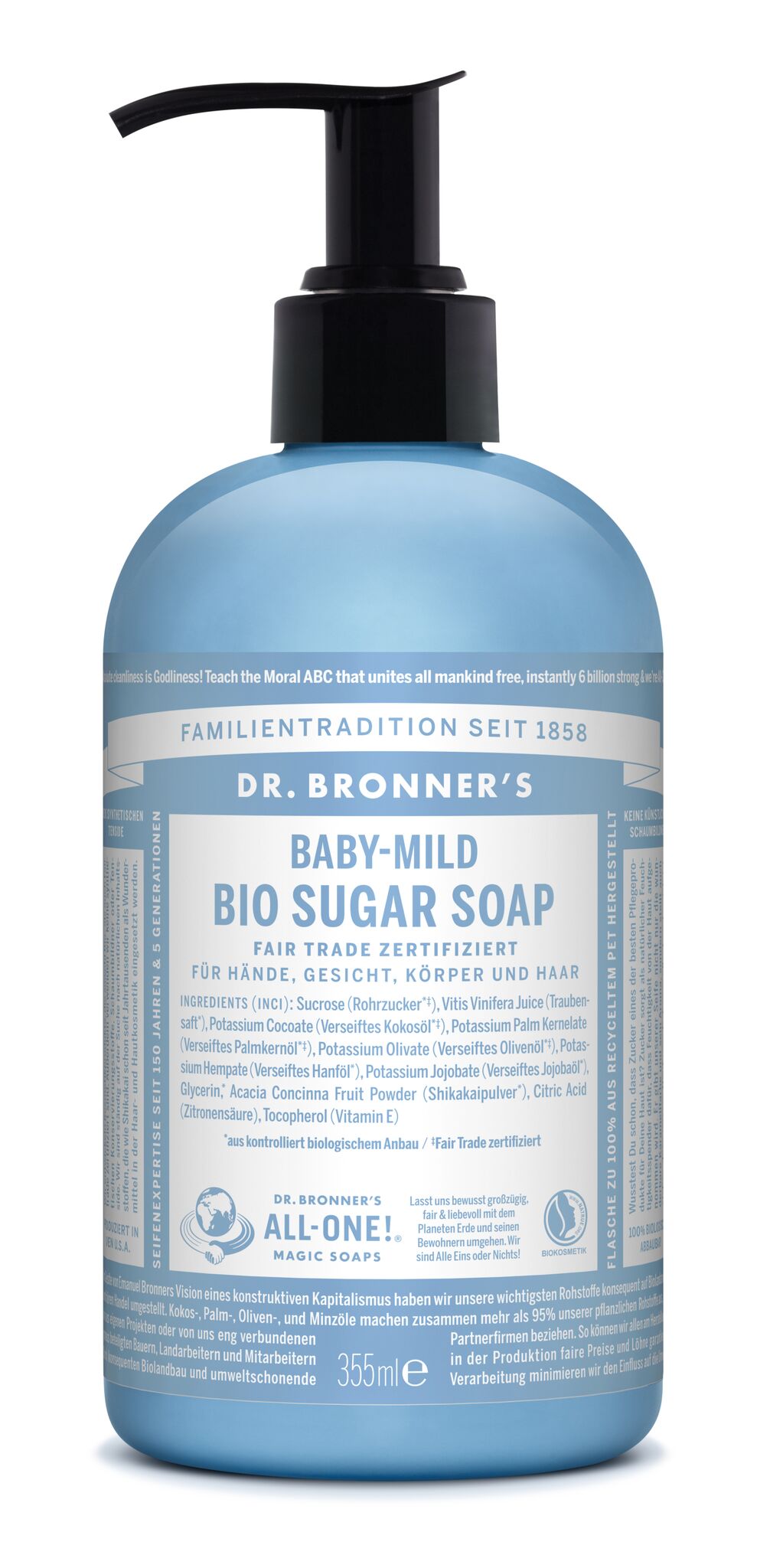 DR. BRONNER'S SUGAR SOAP BABY MILD