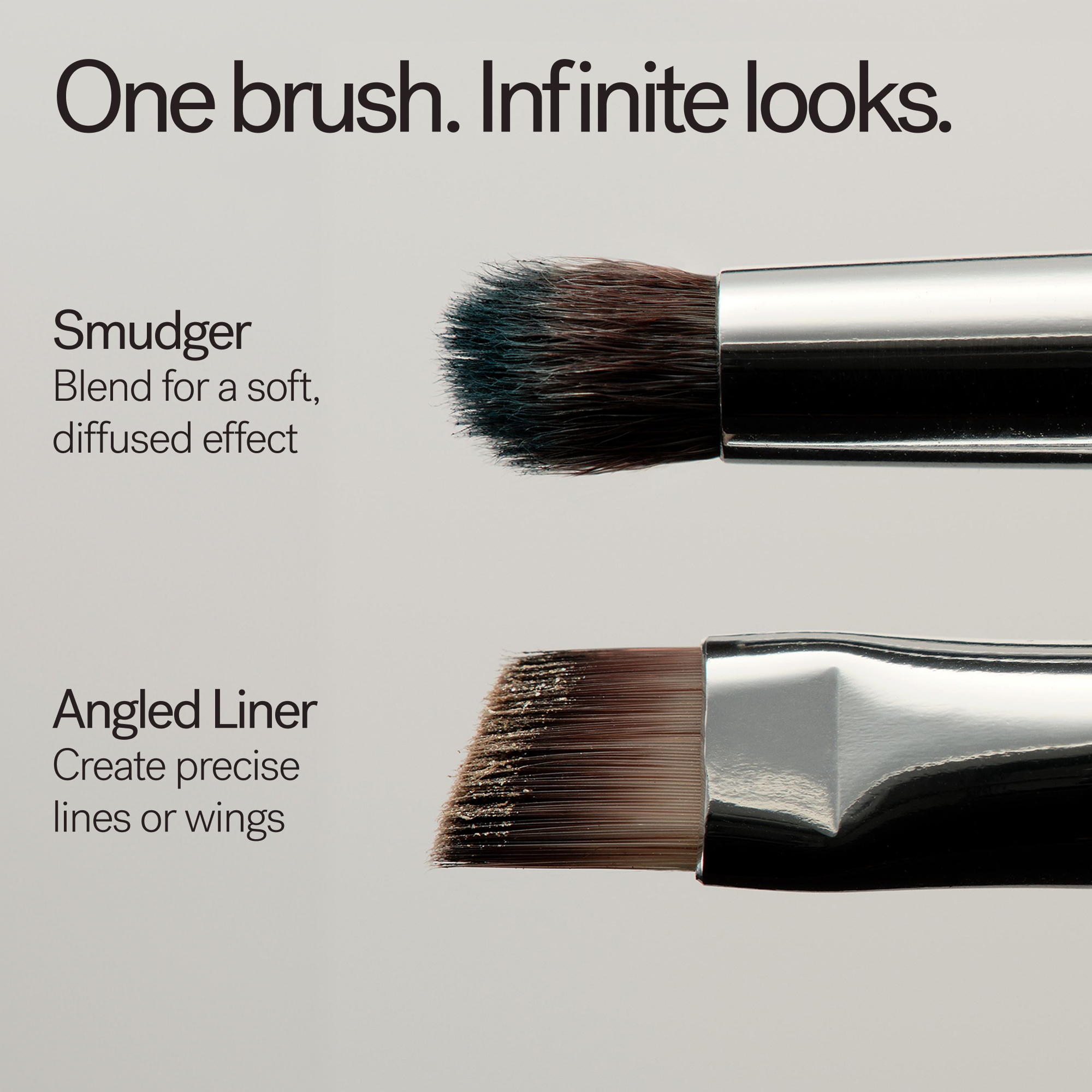 ILIA BEAUTY ANGLED LINE + SMUDGE BRUSH