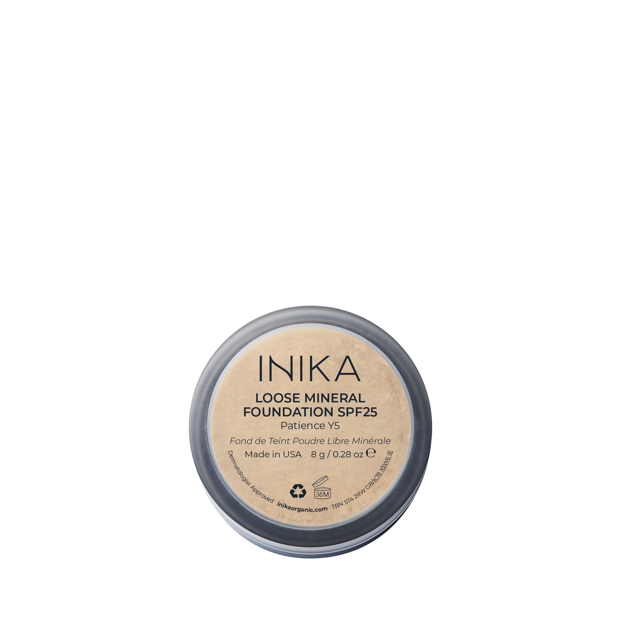 INIKA ORGANIC LOOSE MINERAL FOUNDATION SPF 25