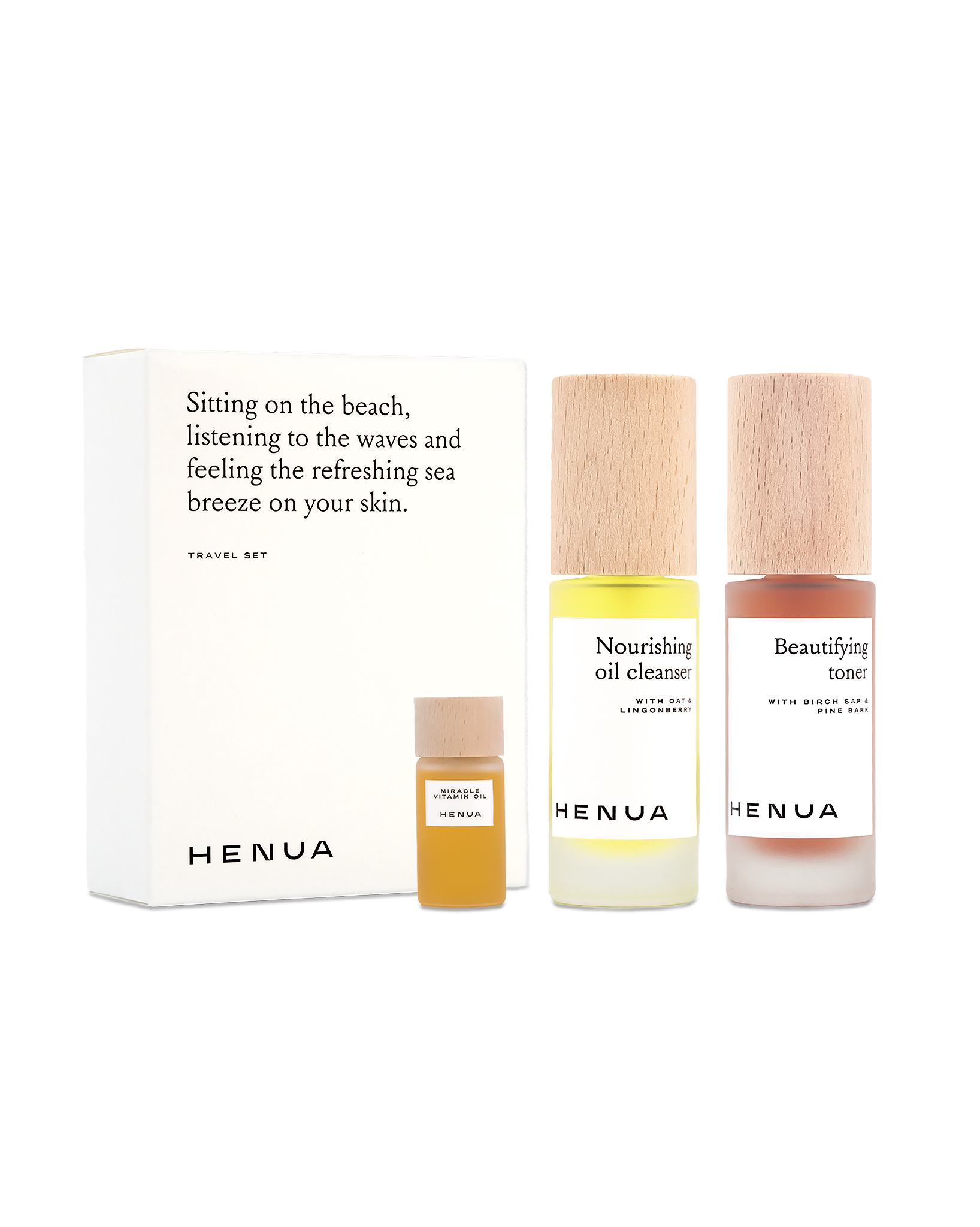 HENUA  ORGANICS TRAVEL SET