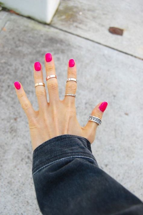 NAILBERRY NAIL LACQUER HOLLYWOOD ROSE - OXY VIBRANT POP PINK
