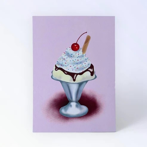 ARION ILLUSTRIERT - POSTKARTE DESSERT COUPE