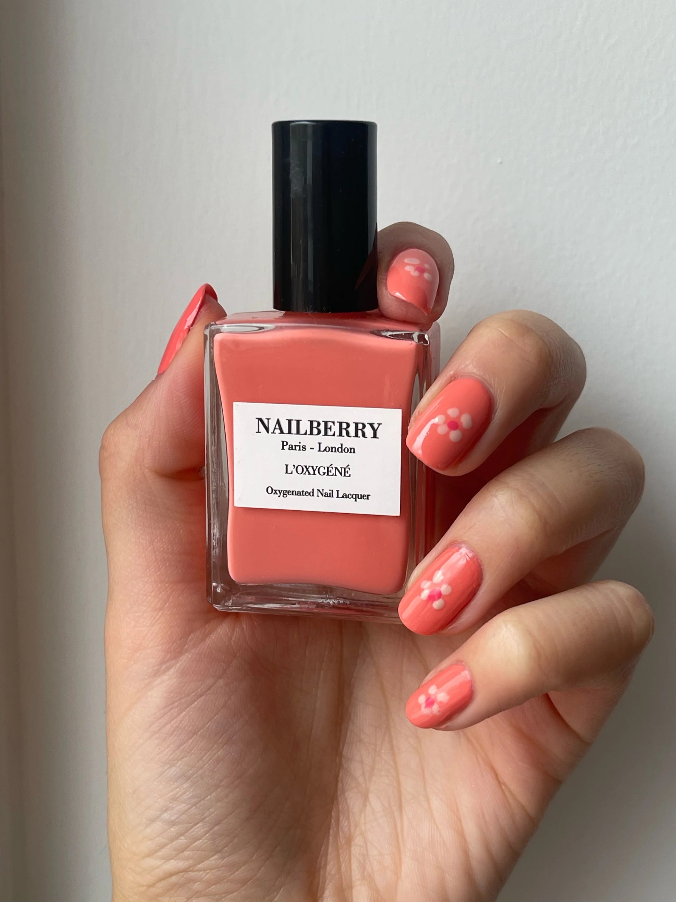 NAILBERRY NAIL LACQUER PEONY BLUSH - OXY LIGHT CORAL