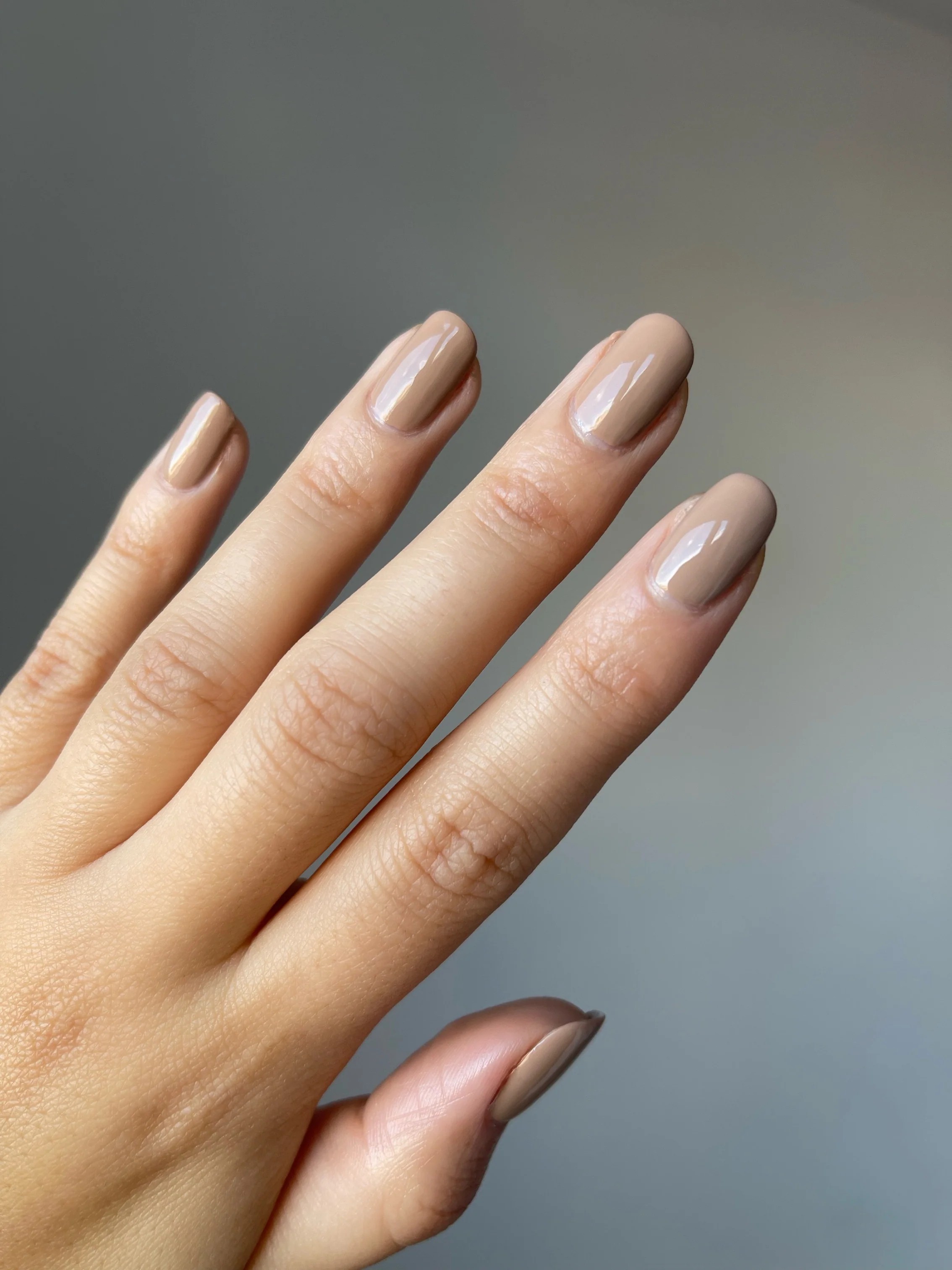 NAILBERRY NAIL LACQUER HONESTY -  OXY CREAMY DARK BEIGE