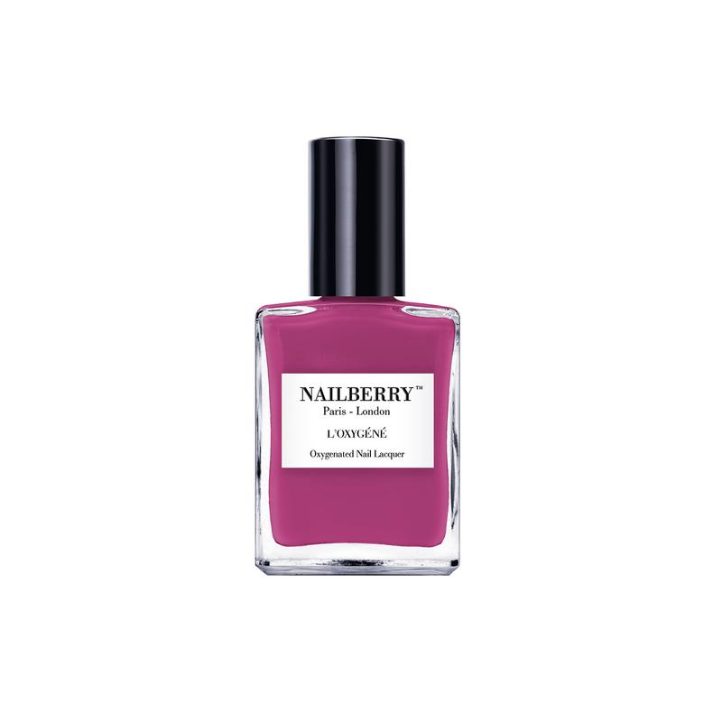 NAILBERRY NAIL LACQUER FUCHSIA IN LOVE - OXY DECKENDES FUCHSIA PINK