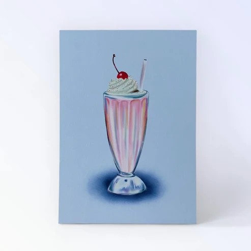 ARION ILLUSTRIERT - POSTKARTE DESSERT SHAKE