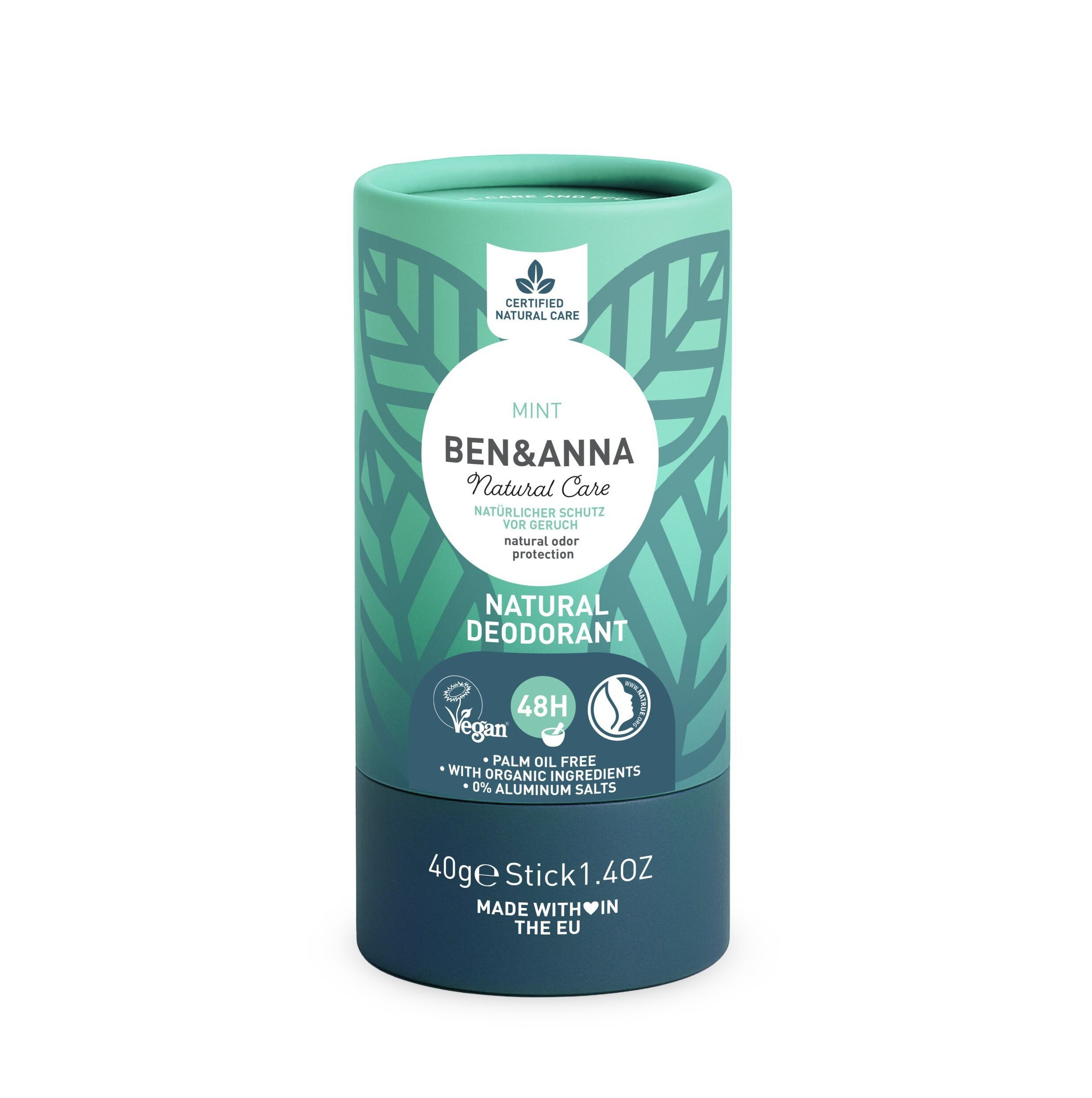 BEN & ANNA NATURAL DEODORANT MINT PAPERTUBE