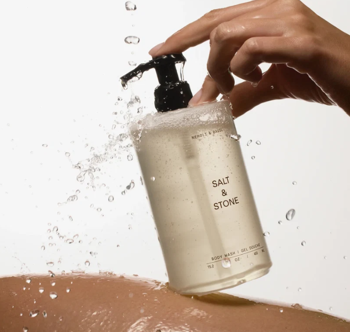 SALT & STONE BODY WASH NEROLI & BASIL