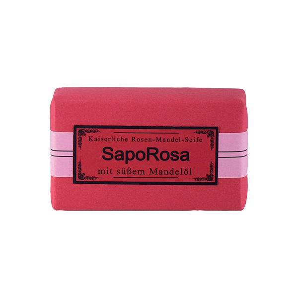 APOMANUM HANDGESCHÖPFTE ROSEN-MANDEL-SEIFE SAPOROSA