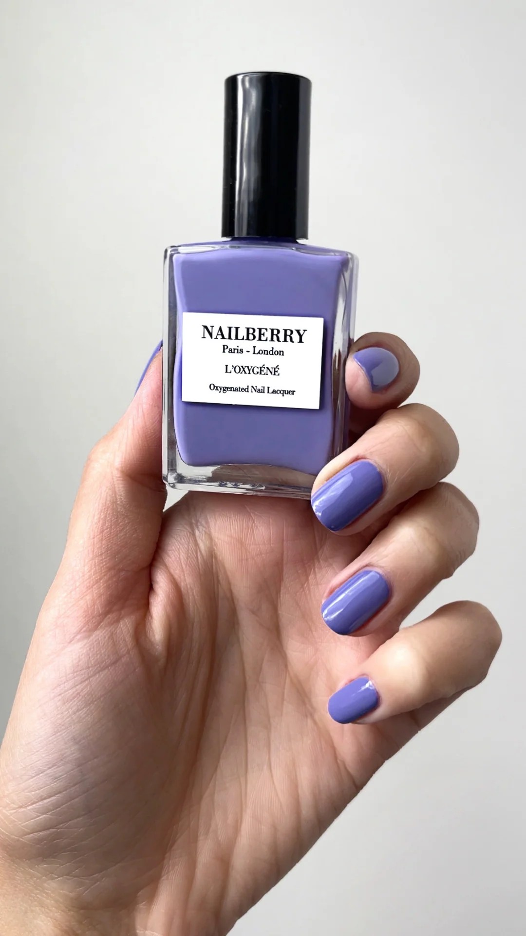NAILBERRY NAIL LACQUER BLUEBELL - OXY LIGHT PURPLE