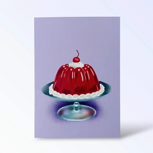 ARION ILLUSTRIERT - POSTKARTE DESSERT PUDDING