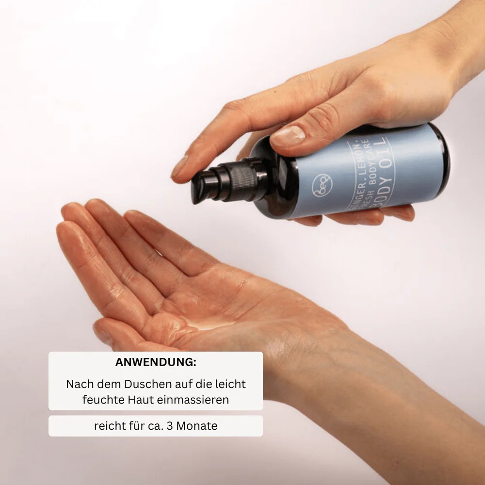 BEPURE FRESH BODY OIL GINGER LEMON